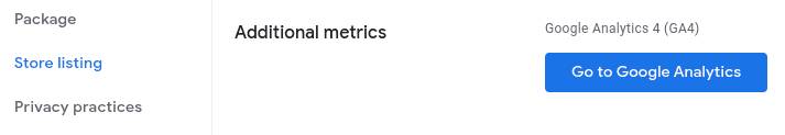 Chrome Web Store - Store listing - Additional metrics