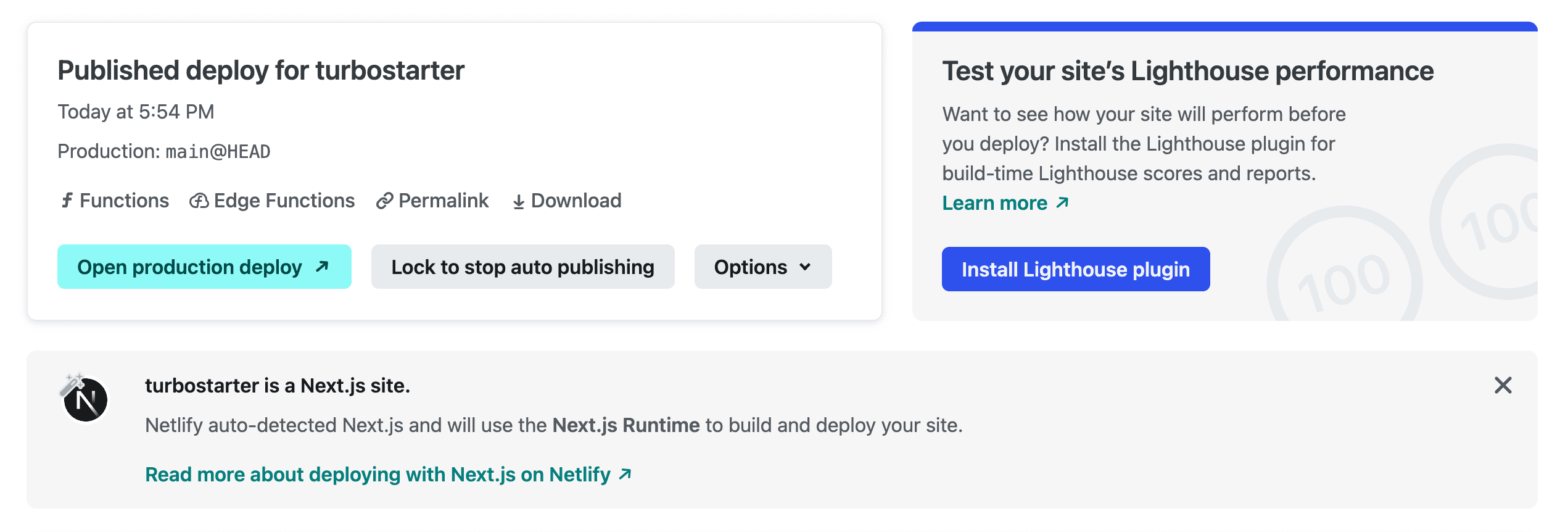 Netlify deploy